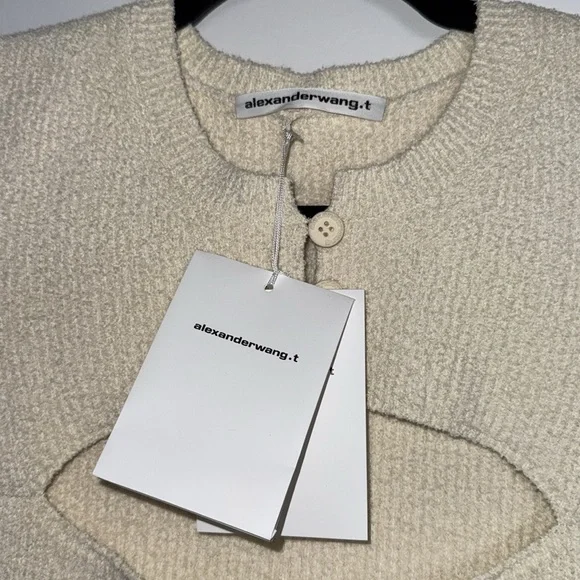 Alexander Wang Boucle Cutout Mini Bodycon Dress - Picture 4 of 4